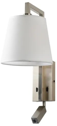 Brilagi - Applique a LED RAYA 1xE14/40W/230V + LED/3W bianco/cromo opaco