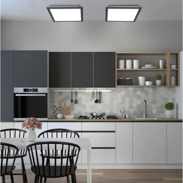 Leuchten Direkt 14755-18-Plafoniera LED dimmerabile FLAT LED/28W/230V + TC