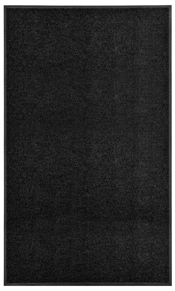 Zerbino Lavabile Nero 90x150 Cm /