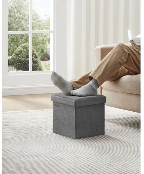 Pouf SULTAN 30x30 cm grigio