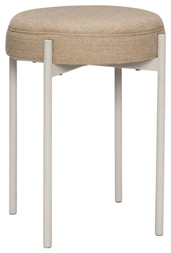 Sgabello beige Silo - Hübsch
