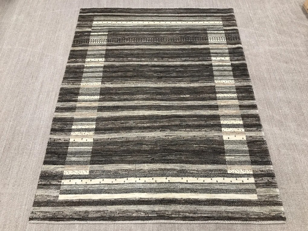 Loribaft Tappeto persiano 220 x 170 Grigio (Iran) Annodato A Mano
