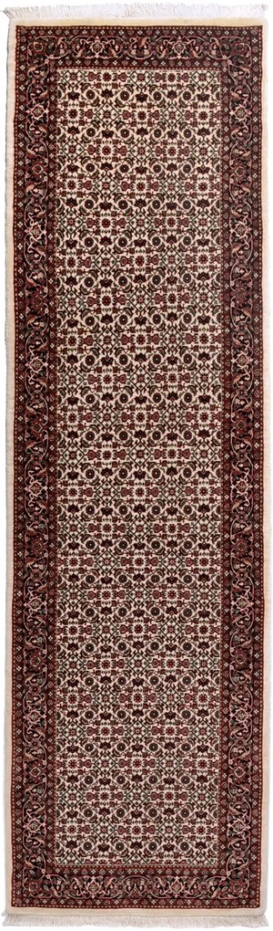 Bidjar Tappeto persiano 90x290 Beige (Iran) Annodato A Mano