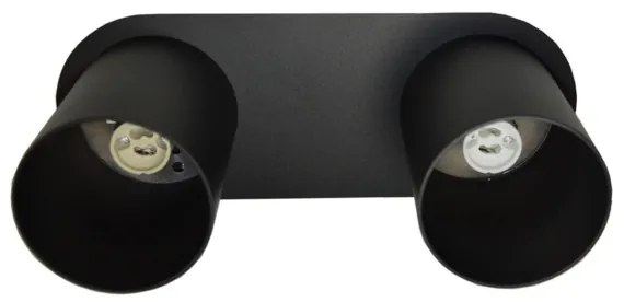 Plafoniera CREEP 2xGU10/25W/230V nera