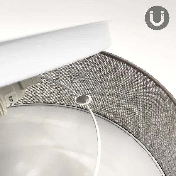 Plafoniera SIRJA 1xE27/15W/230V Ø 35 cm marrone