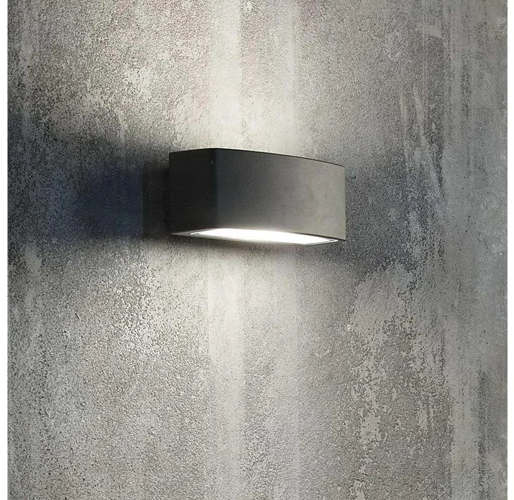 Ideal Lux - Applique da esterno ANDROMEDA 1xE27/60W/230V IP55 nero