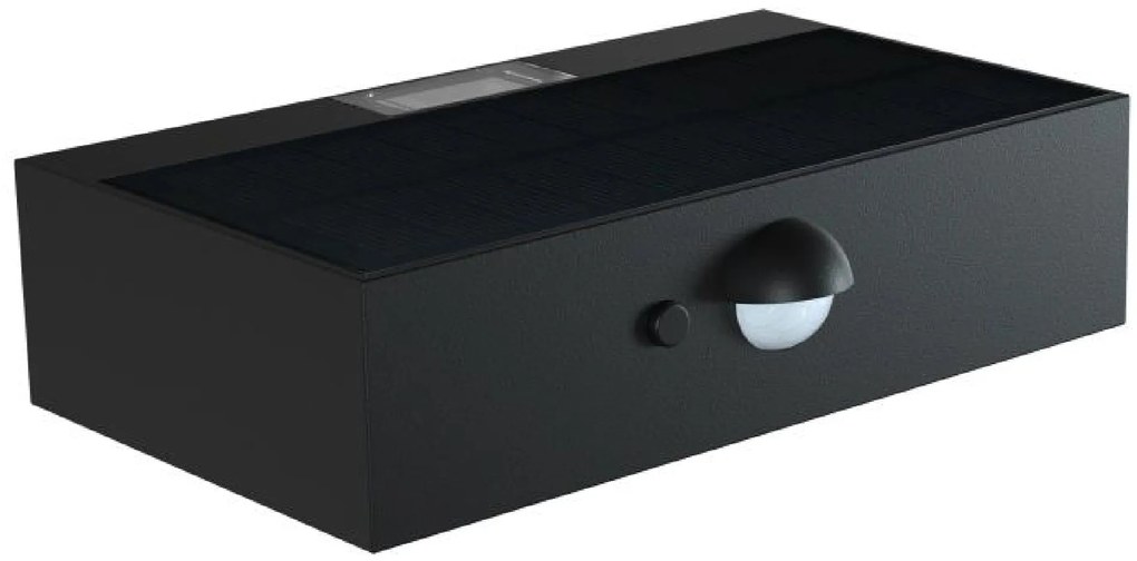 Applique Solare MINI-WALL Nera 350 lumen