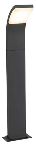 Paletto da giardino moderno antracite 60 cm con LED IP54 - Litt