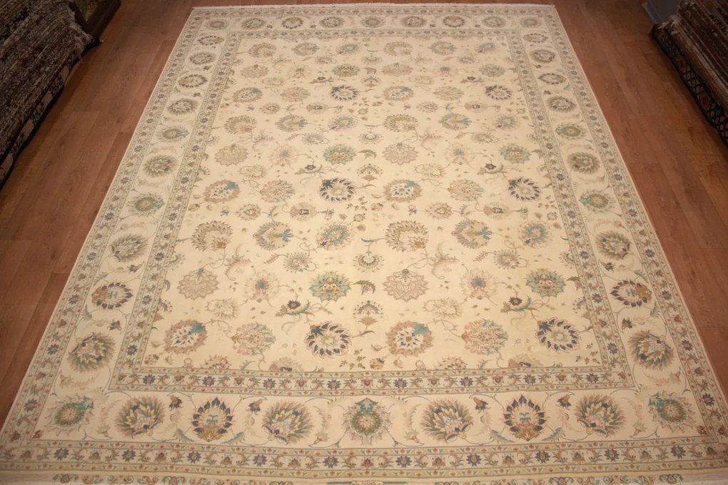 Tabriz Tappeto 400 x 310 (Iran) Annodato A Mano