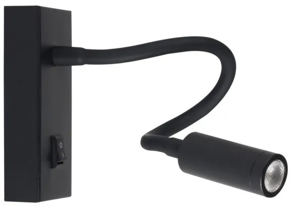 Kanlux 32522 - Lampada LED flessibile TONIL LED/2,7W/230V nera