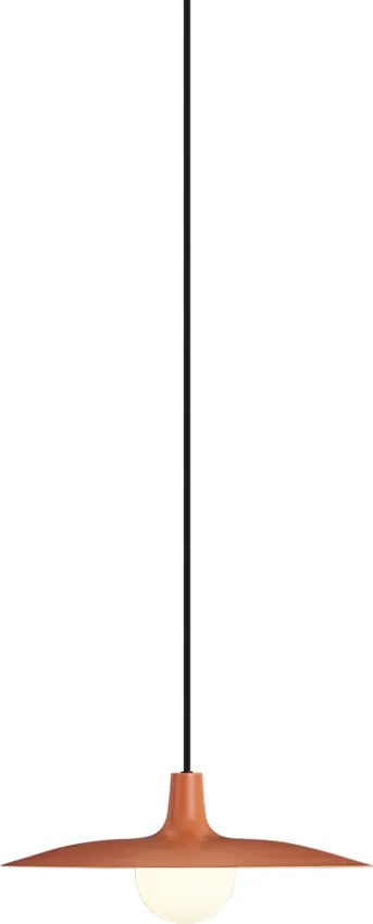 Lampada a sospensione retrò arancione per sistema a binario monofase - Slimline Panzi