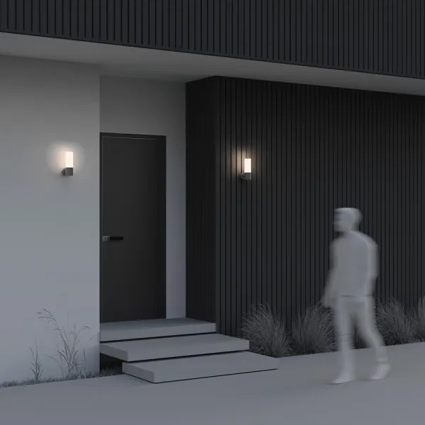 Maytoni O418WL-01GR - Applique da esterno WILLIS 1xE27/60W/230V IP54 antracite