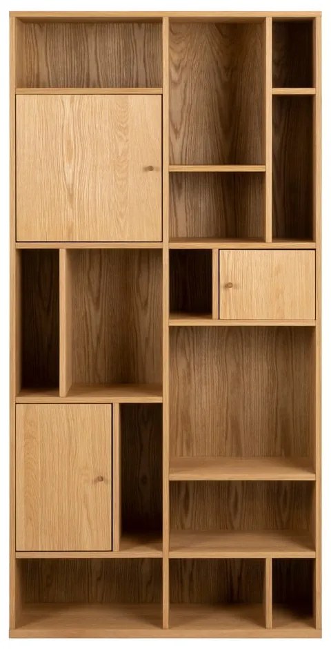 Libreria in rovere decorato in colore naturale 90x180 cm Rangoon - Actona