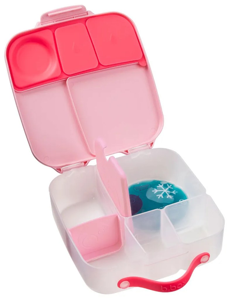 Box porta merenda grande – flamingo fizz