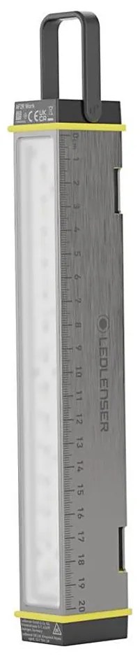 Ledlenser AF2R - Torcia da lavoro ricaricabile a LED dimmerabile, protezione IP54, 1000 lm, autonomia 50 h