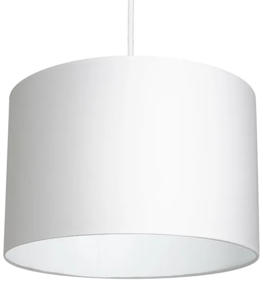 Lampadario a sospensione con filo ARDEN 1xE27/60W/230V diametro 25 cm bianco
