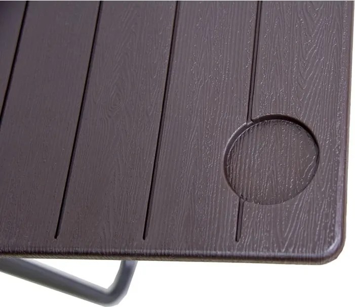 Tavolino da balcone pieghevole sospeso 60x60 cm Tabora - Garden Pleasure