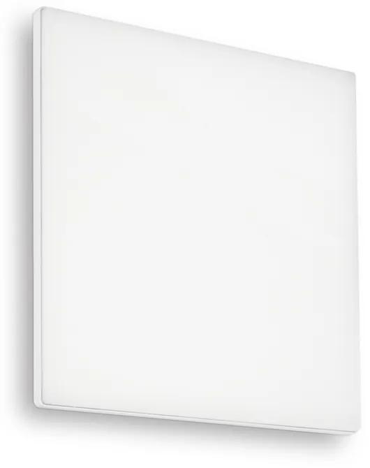 Plafoniera Quadrata Moderna Mib Alluminio-Materie Plastiche Bianco Led 19W 4000K