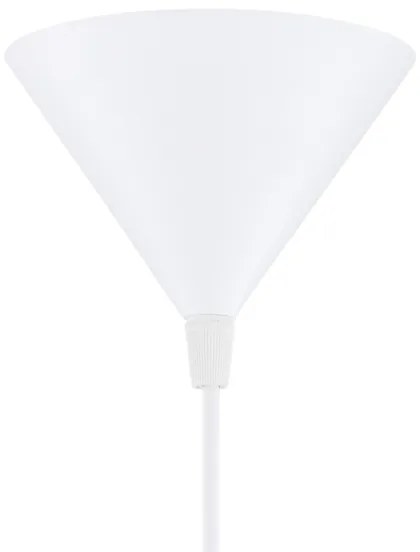 Argon 8631 - Lampadario a sospensione con filo KEGEL 1xE27/15W/230V bianco