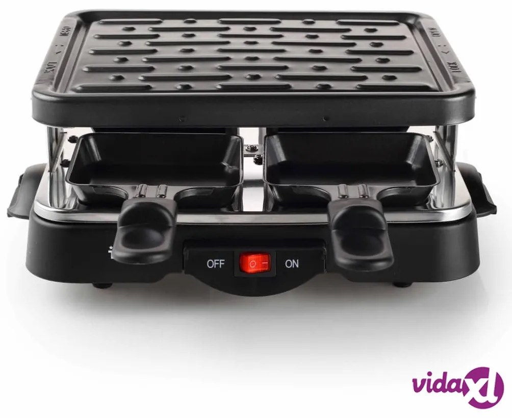 Tristar Griglia per Raclette per 4 Persone 500 W 22x17,5 cm Nera