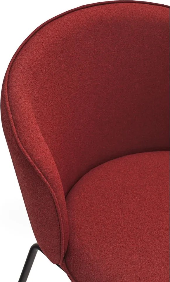 Set di sedie da pranzo rossa in imbottito 2 pz Add – Teulat