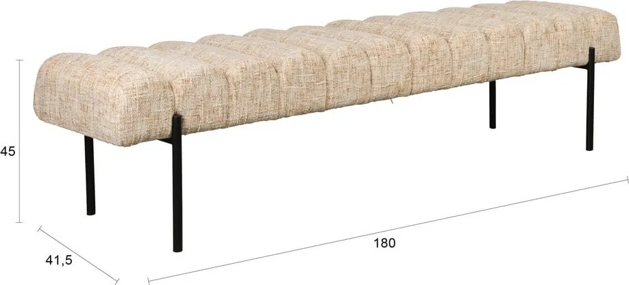 Panchina beige Jethro – White Label