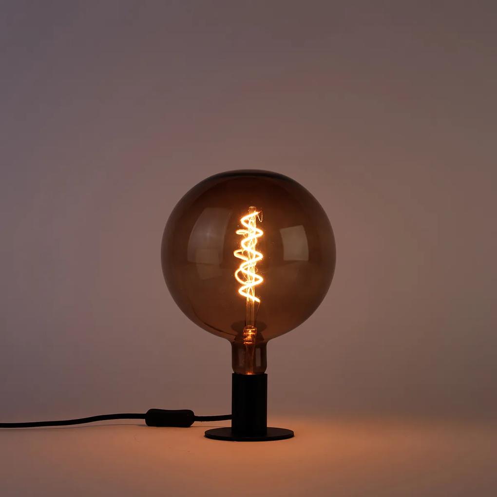 Lampada LED dimmerabile E27 G200 marrone 4W 130 lm 1800K