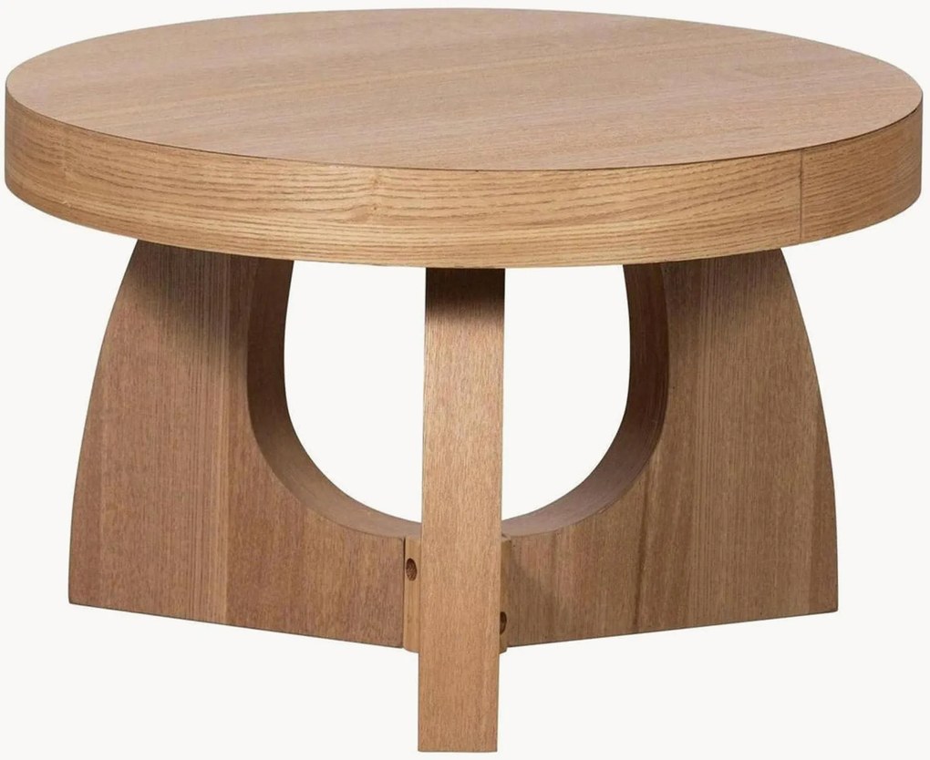 Tavolino rotondo in legno Tala