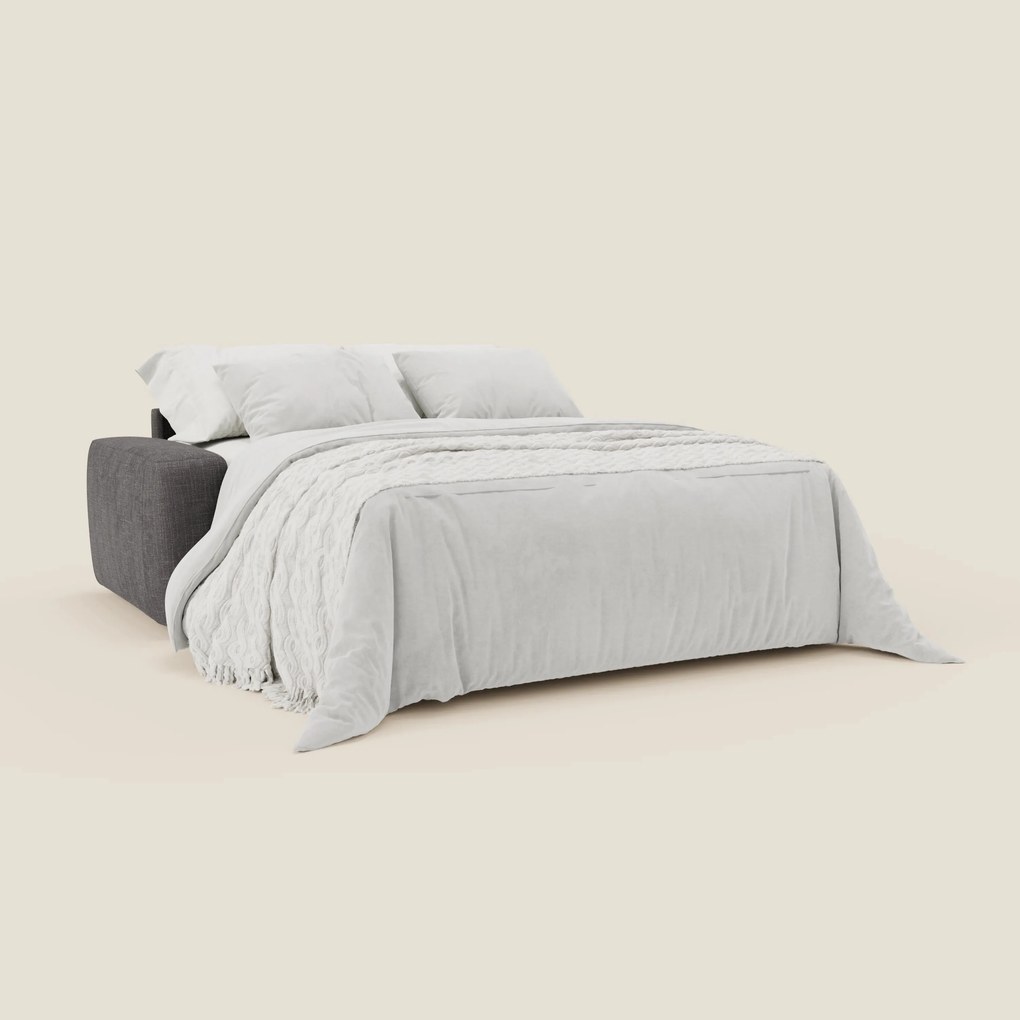 Cloud Divano letto materasso H17 cm dai morbidi cuscini in tessuto impermeabile T06 antracite