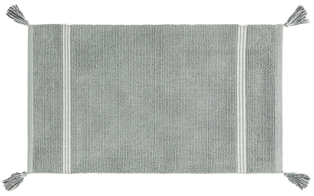 benuta Nest Tappeto da bagno Dust Menta 50x80 cm - Tappeto design moderno soggiorno