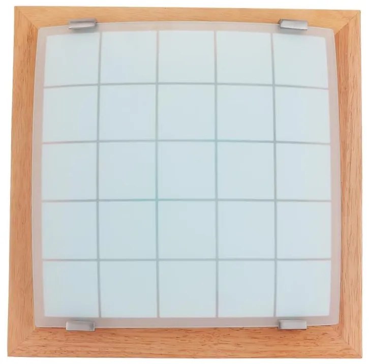 Plafoniera/Applique GEOMETRICA 2xE27/60W/230V 35x35 cm