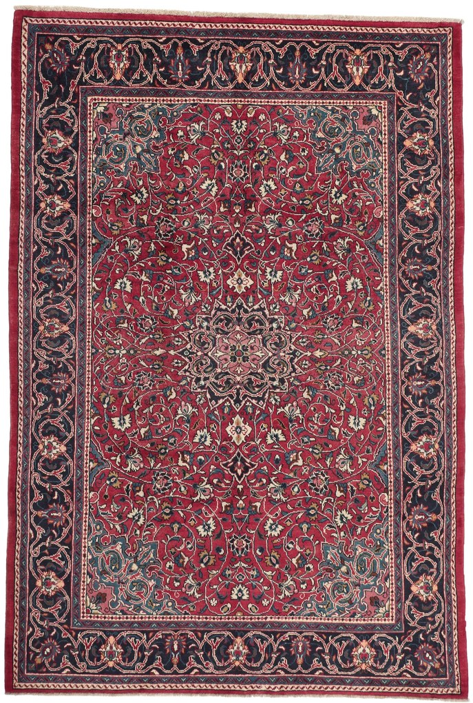 Hamedan Tappeto 320 x 210 (Iran) Annodato A Mano