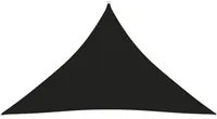 Parasole a Vela Oxford Triangolare 4x4x5,8 m Nero