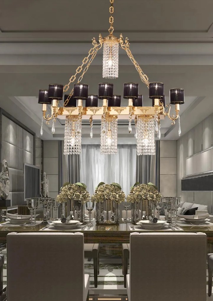 Arredoluce Luxury Crystal Lampadario 16 luci - 588/16