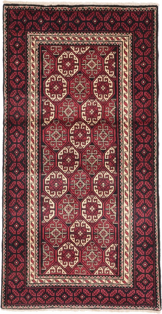 Beluch Tappeto persiano 100 x 200 (Iran) Annodato A Mano