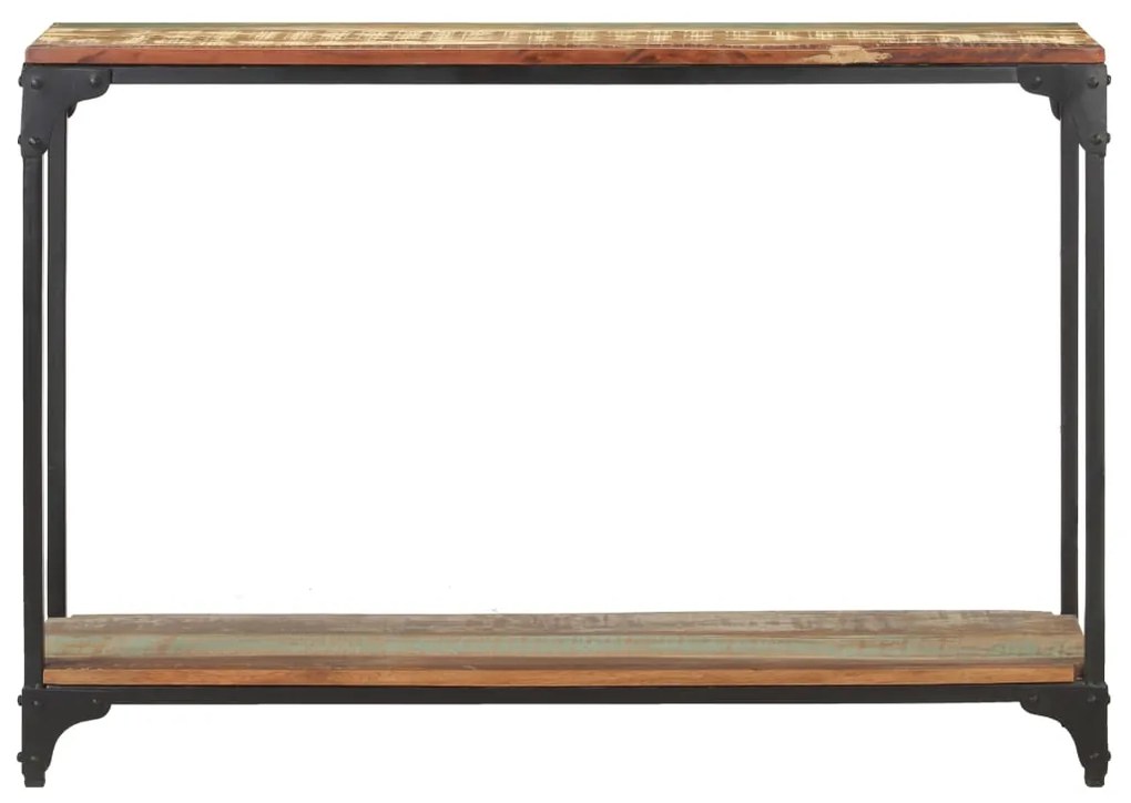 Tavolo consolle 110x30x75 cm in legno massello di recupero