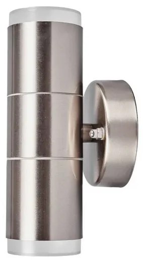 Delina 2 Applique da Esterno Stainless Steel - Lindby