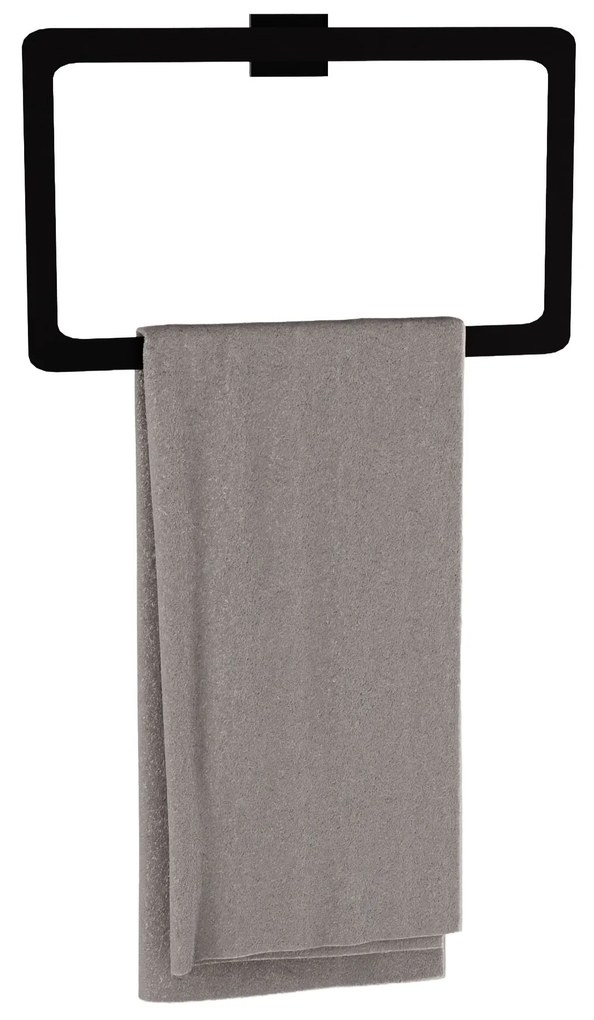 Portasciugamano da bagno Ring 210 OSTE MATT BLACK