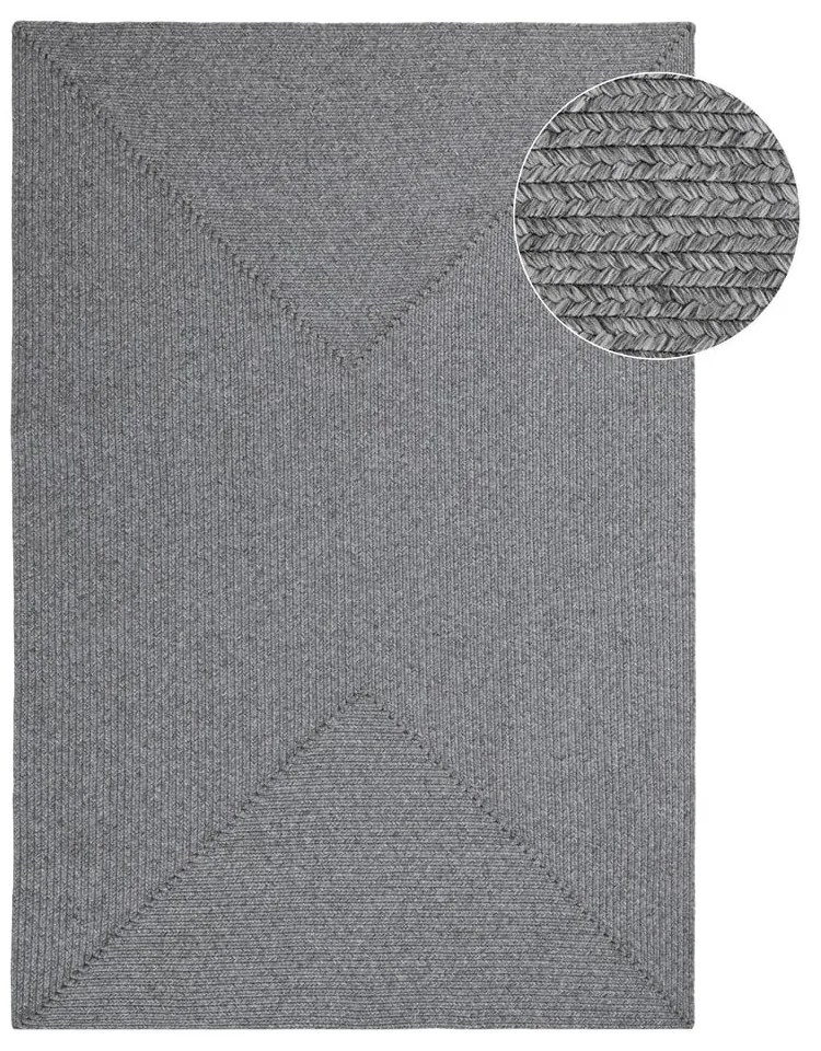 Tappeto grigio per esterni 150x80 cm - NORTHRUGS