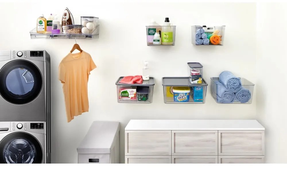 Scatola interna con coperchio in plastica riciclata iD Wallspace - iDesign