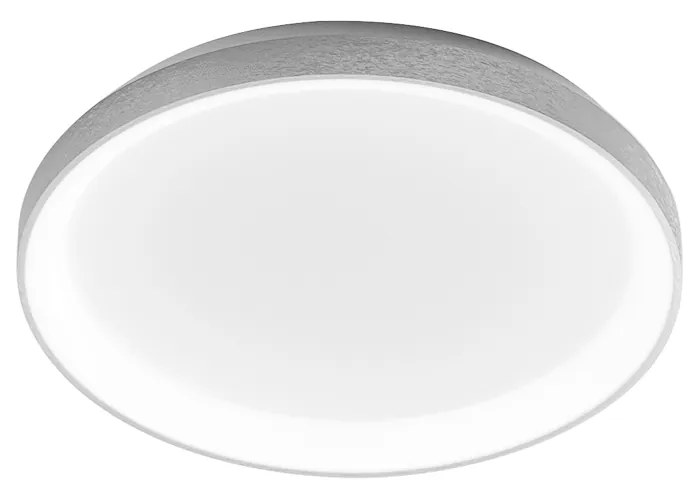 Plafoniera Moderna Krizia Alluminio Satinato Bianco 1 Modulo Led 38 W 3000 K