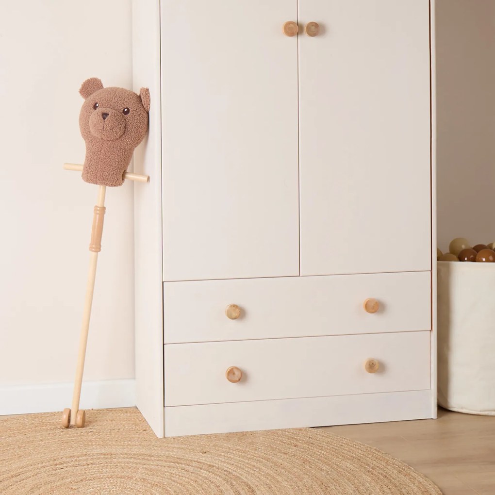 Bieco - Hobby Horsing con bastone - orso Mika