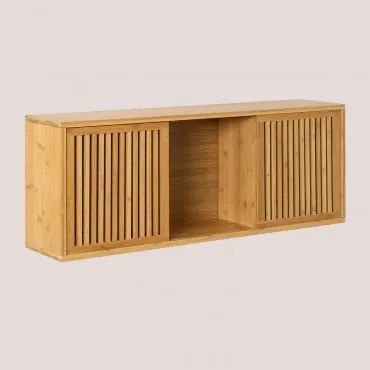 Mensola Da Parete In Legno Di Bambù Albin Legno Naturale - Sklum