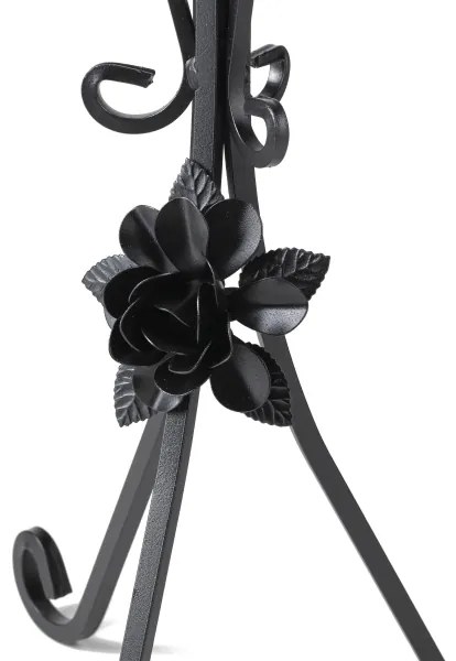 Portafiori 55x33 cm nero