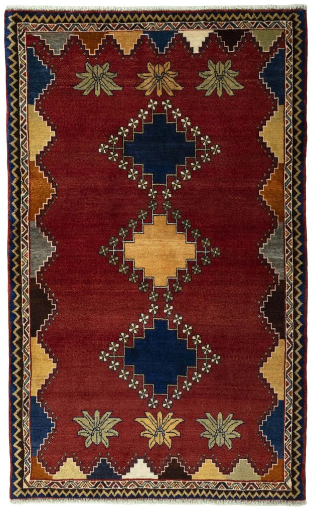 Gabbeh Tappeto persiano 180x110 Rosso (Iran) Annodato A Mano