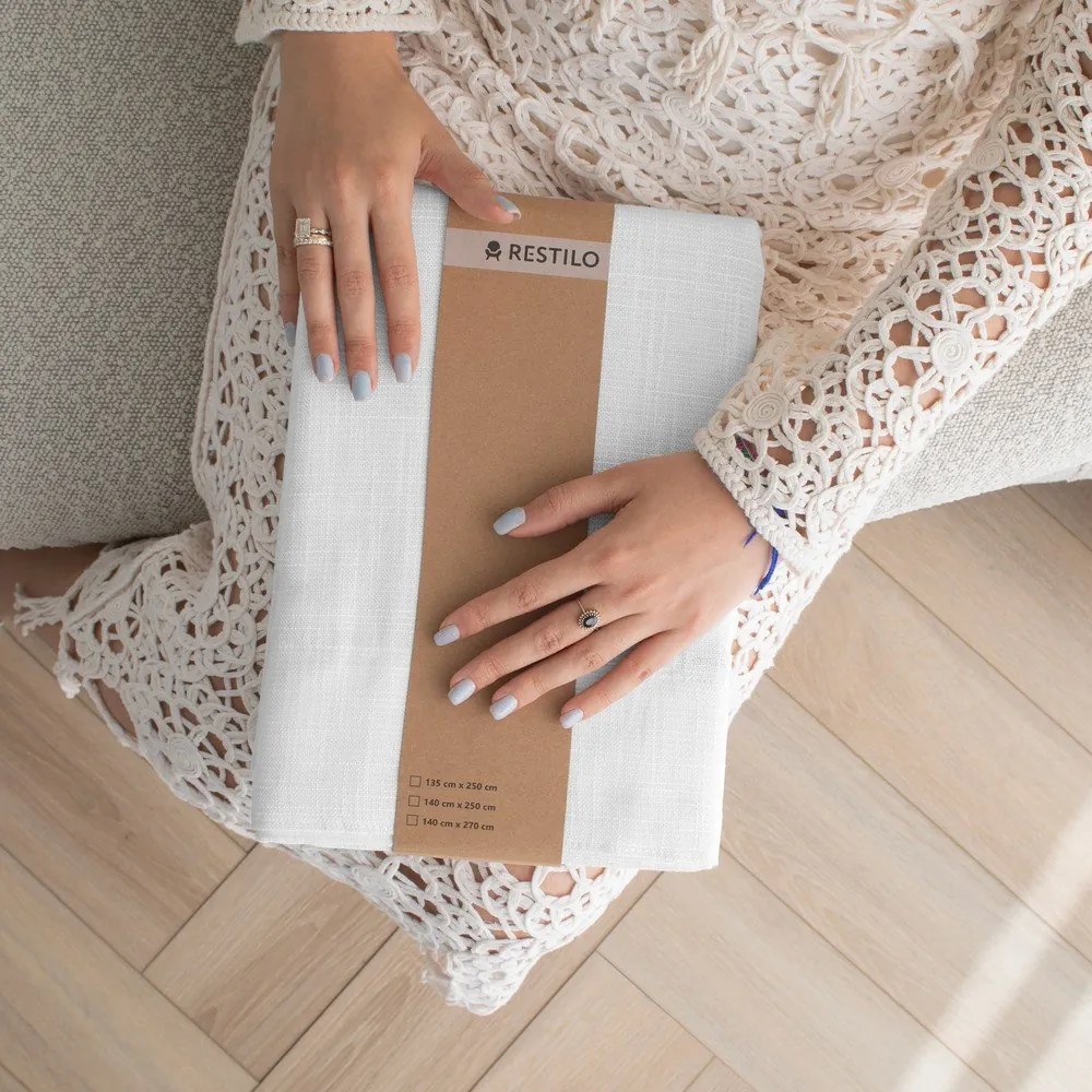 Tenda bianca 140x270 cm Valeta – Restilo