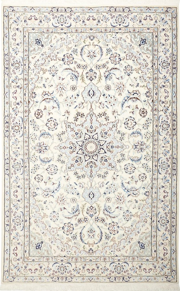 Nain Tappeto persiano 210x130 Beige (Iran) Annodato A Mano