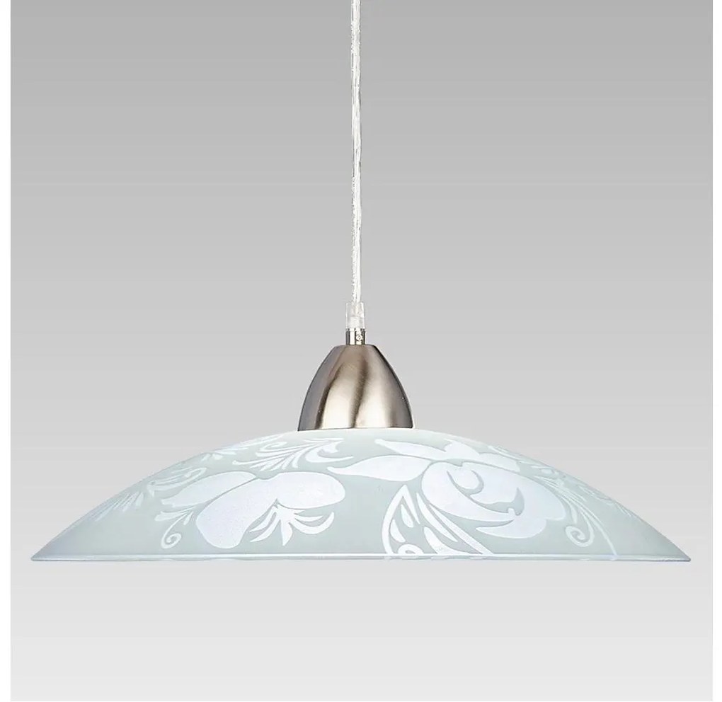 Prezent 45141 - Lampadario a sospensione con filo PLATE 1xE27/60W/230V