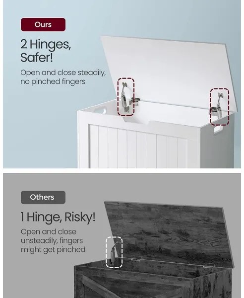 Cassapanca TOVIAN bianca