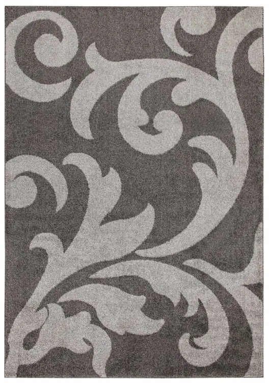 Tappeto Palazzo grigio, L 170 x L 120 cm
